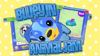 BLUEY IN ANIMAL JAM  GIVEAWAY  January Update [upl. by Ramah884]