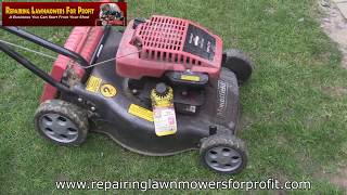 Mountfield HP 470 Petrol Lawnmower Repairs [upl. by Hitchcock]