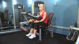 Life Fitness Signature Series Seated Leg Curl Instructions [upl. by Redmer889]