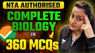 Complete Biology in 360 MCQs  NTA Authorised  NEET 2024  One Shot  Bounce Back [upl. by Tessil]