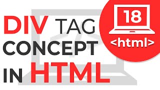 18 Div tag in HTML  How div tag works  Learn HTML  HTML Tutorial [upl. by Radmilla537]