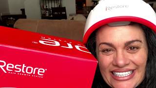 USING iRestore Laser Cap Device For My Hair GrowthHair Loss [upl. by Giffer]