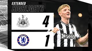 Newcastle United 4 Chelsea 1  EXTENDED Premier League Highlights [upl. by Dnomad]