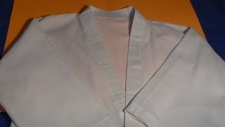 How to make a karate top from scratch part 2 [upl. by Edva]