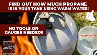 Find Out How Much Propane Is In Your Tank No Gauge or Tools Needed [upl. by Aicrop3]