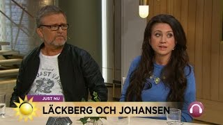 Jan Johansen och Camilla Läckberg gör musik ihop  Nyhetsmorgon TV4 [upl. by Ellezaj]