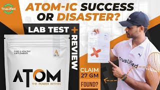 ASITIS ATOM WHEY PROTEIN REVIEW WITH LAB TEST REPORT wheyprotein review gym health [upl. by Sammie]