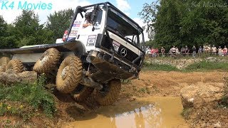 8x8 MercedesBenz truck in Europe truck trial  OffRoad  Langenaltheim no 402 [upl. by Janette692]