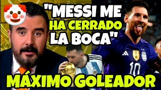 Alvaro Morales sobre Messi hoy Argentina vs Perú Eliminatorias Sudamericanas Máximo GOLEADOR 🇦🇷 [upl. by Belloir947]