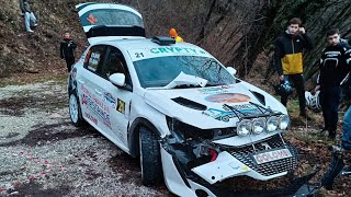 3 Rally del Bardolino 2024 CRASH and MISTAKE [upl. by Naraj]