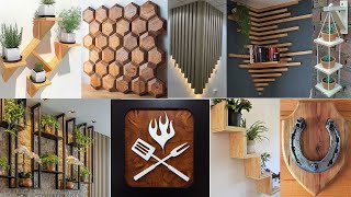 Wall décor and wall art ideas  Wood wall décor and wood wall art ideas  woodworking project ideas [upl. by Pass126]