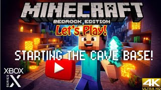 Minecraft Let’s Play Episode 2  Starting The Cave Base [upl. by Iveson511]