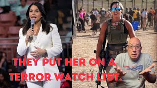 470 BidenHarris DOJ puts Tulsi Gabbard on terror watch list news radical [upl. by Ahseei]