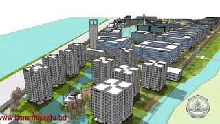 Proposed Campus of Bangabandhu Sheikh Mujibur Rahman Maritime University at Chattogram Bangladesh [upl. by Ahsino773]