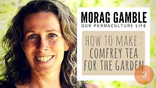 How to Make Comfrey Tea  Morag Gamble Our Permaculture Life [upl. by Nonie]