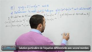 Équations différentielles avec second membre Exercice corrigé 6 Question 14 [upl. by Vasta]