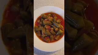 40 SANİYEDE LEZZETLİ VE KOLAY BAMYA TARİFİ🍵 food [upl. by Adnawt420]