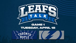 Maple Leafs vs Lightning Game 1 LIVE Post Game Reaction  Leafs Talk [upl. by Borgeson]