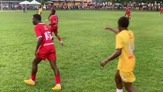 BB Coke High School vs Garvey Maceo High School Dacosta Cup Quarter Final 2023 issasbf [upl. by Kcirdek]