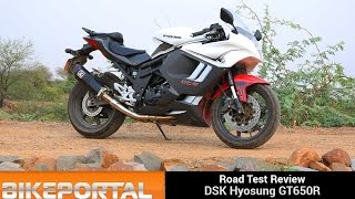 Hyosung GT650R Test Ride Review  Bikeportal [upl. by Gilmour]