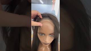 Lace wig with bang🥰 wigs curlyhair hairstyle hdlace wigmaker wig hdlacefrontal hair [upl. by Agata]