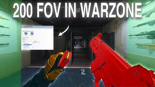 How to Get 200 FOV in Warzone Might Work on Console [upl. by Ajat]