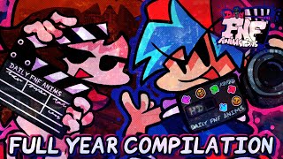 Daily FNF Animations  Full Year Compilation [upl. by Aicnetroh]