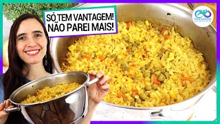 DESDE QUE APRENDI A COZINHAR O ARROZ ASSIM NÃO PAREI MAIS Rico em nutrientes saboroso [upl. by Timoteo]