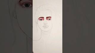 Watercolor eyes How to paint eyes in Watercolor [upl. by Lashondra147]