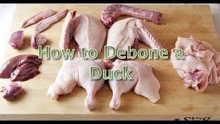 How to Debone a Duck  How to Break Down a Duck  How to Butcher Duck [upl. by Anirak]