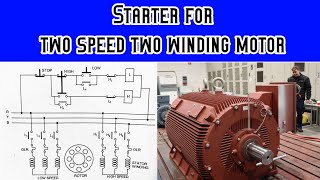 Starter for Two speed Two winding motor in tamil [upl. by Auqenet685]