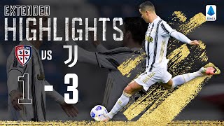 Cagliari 13 Juventus  Ronaldo Scores Perfect HatTrick  EXTENDED Highlights [upl. by Noside7]