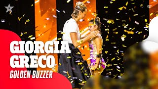 Giorgia Greco l’atleta inarrestabile GOLDEN BUZZER di Federica Pellegrini a IGT [upl. by Ayanal]