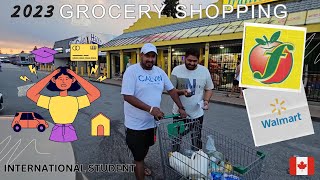 Very EXPENSIVE Grocery Shopping In CANADA 2023  SURREY  INTERNATIONAL STUDENT [upl. by Urbano500]