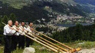 Alphorn cor des Alpes Swiss Alphorn [upl. by Akinirt]