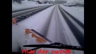 Winterdienst auf Autobahnenwmv [upl. by Llednohs304]