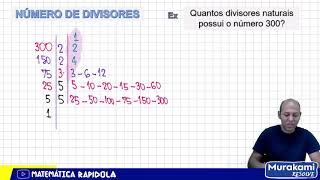 Como encontrar o número de divisores de um número 02 [upl. by Legyn]