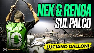 In Tour con NEK e RENGA Luciano Galloni [upl. by Inahpit]