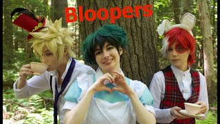 Deku in Wonderland BNHA BLOOPERS My Hero Academia cosplay [upl. by Yar]