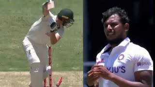 TNatarajan 1st Inning Wickets in Test Debut  Ind vs Aus 4th Test 2021 [upl. by Aita]