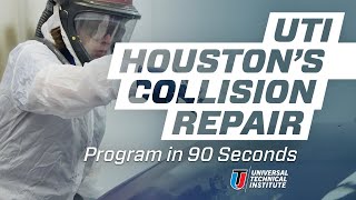 UTI Houstons Collision Repair Program in 90 Seconds [upl. by Lukey216]