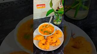 Sambhar vada yummy recipe crispy and tasty lets cook viral shorts YouTube shorts shorts 👌👌👌 [upl. by Adhamh]