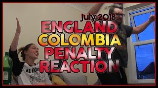 England VS Colombia Penalty Reaction  July 2018 [upl. by Ittak]