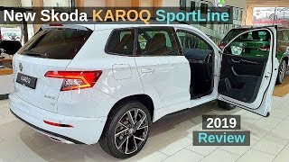 New Skoda KAROQ SportLine 2019 Review Interior Exterior [upl. by Yetak]