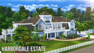 The Sims 4 Speed Build  Harbordale Estate [upl. by Kciredec]