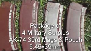 Bulgarian AK74 30rd 545x39 Mags Circle 21 [upl. by Notxed379]