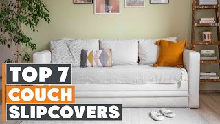 Top 7 Best Couch Slipcovers Easy Installation and Durability [upl. by Fogarty599]