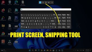 Cara Buka Snipping Tool dengan Tombol Print Screen Untuk Copy Layar di Windows 11 [upl. by Devi]