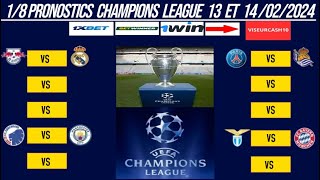 pronostic foot CHAMPIONS LEAGUE  les 8 meilleurs pronostics CHAMPIONS LEAGUE [upl. by Trebleda]