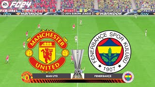 FC 24  Manchester United vs Fenerbahçe  UEFA Europa League  PS5™ Full Gameplay [upl. by Esilenna118]